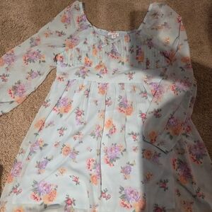 Floral Kids Casual Dress